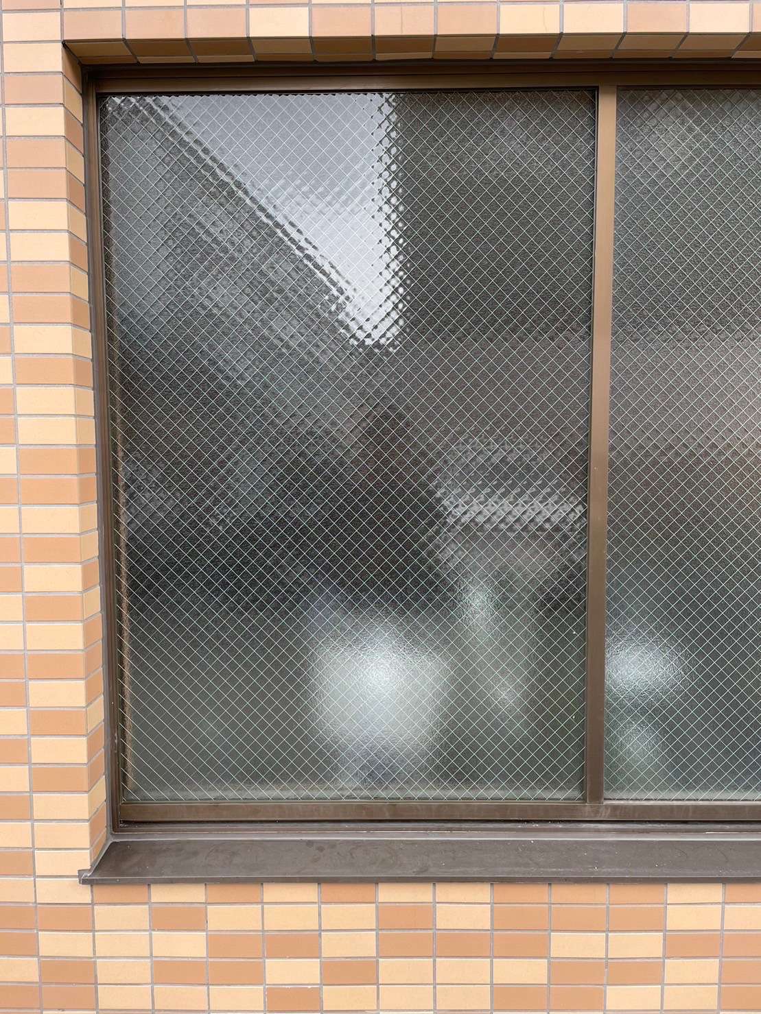 徳島で台風被害（ガラス交換）