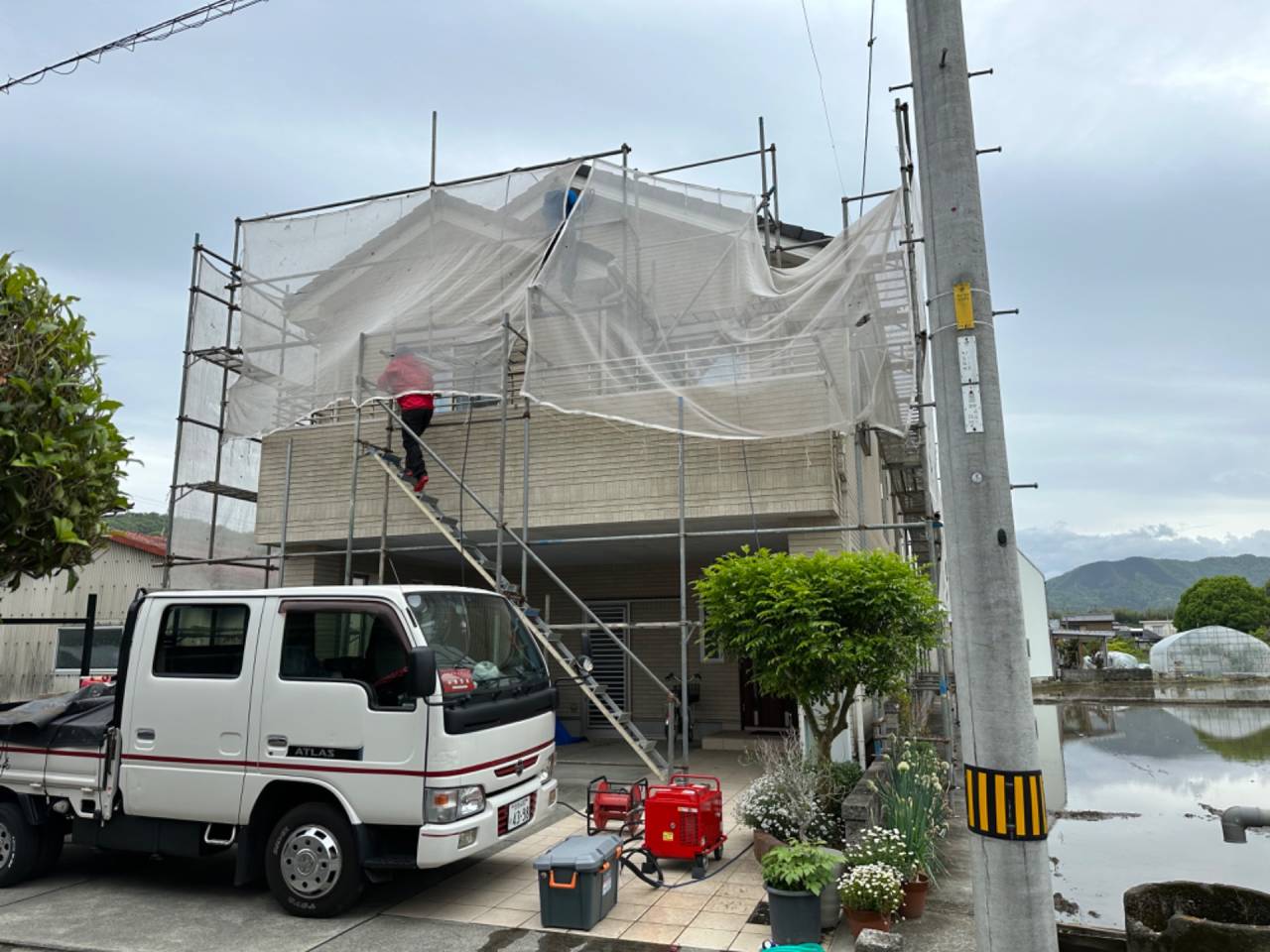 徳島で外壁塗装（屋根塗装）