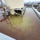 徳島市のマンション屋上高架水槽水漏れ補修